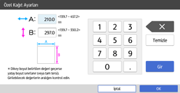İşletim paneli ekran görseli