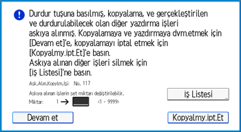 İşletim paneli ekran görseli
