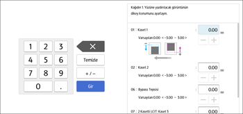 İşletim paneli ekran görseli