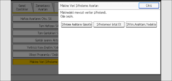 İşletim paneli ekran görseli