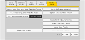 İşlem paneli ekran çizimi