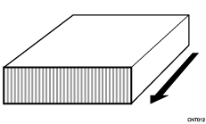 illustration of Paper Edges are stained