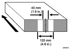 illustration of Paper Edges are stained