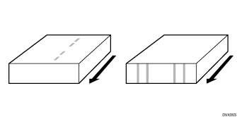 Illustration of a stained sheet edge