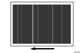 Illustration of Banding: Metallic Paper (Random Pitch)