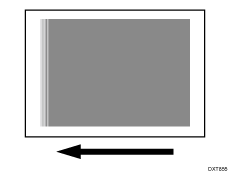 Illustration of Insufficient transfer pressure