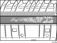 Illustration of the paper transfer roller