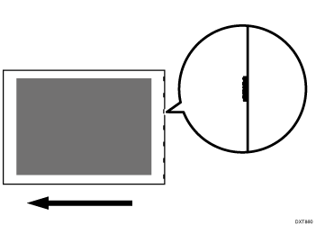 Illustration of Stains on the Trailing Edge (20 mm Intervals)