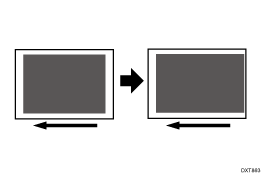 Illustration of Narrow Margin: Trailing Edge of Paper (Stretched Image)