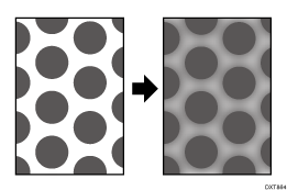 Illustration of Image Degradation: Affected Graininess of Half-Tone Images