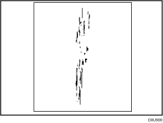 illustration of toner stain (single color)