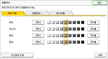 操作面板画面插图