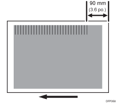 Illustration des marques noires horizontales (bord d'image)