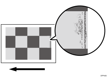 illustration de zone non-imprimée