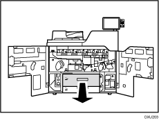 Ilustración del cuerpo de la máquina