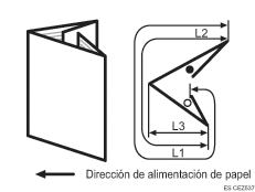 Ilustración de plegado en ventana