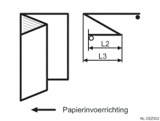 Illustratie van Z-vouw