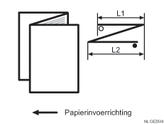 Illustratie van briefvouw naar buiten