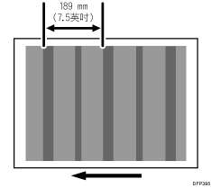 帶狀（189 mm間隔）說明圖