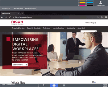 操作面板画面插图