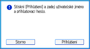 Ilustrace displeje ovládacího panelu