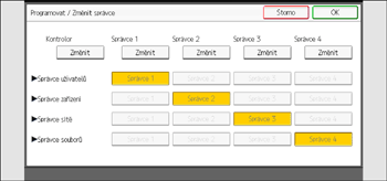Ilustrace displeje ovládacího panelu