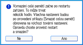 Ilustrace displeje ovládacího panelu