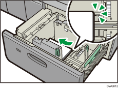 Illustration af bred elevatorkassette