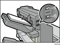 Nummereret illustration af efterbehandler