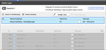 Operation panel screen illustration