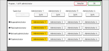 Operation panel screen illustration