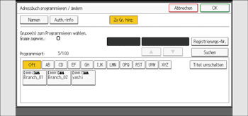 Abbildung Bedienfeld-Display