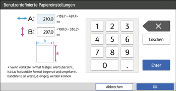 Abbildung Bedienfeld-Display