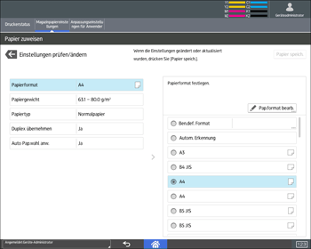 Abbildung Bedienfeld-Display