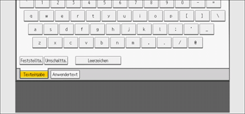 Abbildung Bedienfeld-Display