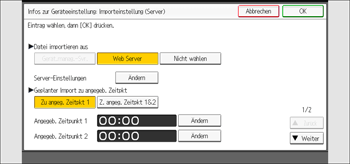 Abbildung Bedienfeld-Display