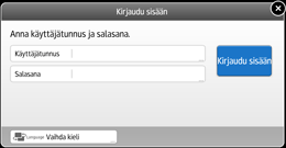 Käyttöpaneelin näyttö