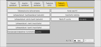 Käyttöpaneelin näyttö