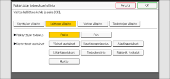 Käyttöpaneelin näyttö