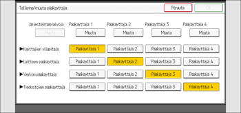 Käyttöpaneelin näyttö