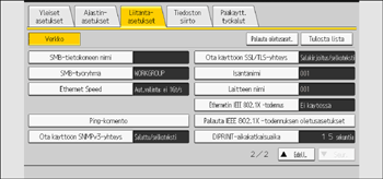 Käyttöpaneelin näyttö