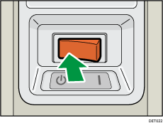 Illustration de l'interrupteur à courant alternatif.