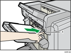 Illustration numérotée du finisseur