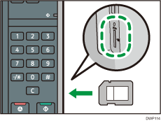 Illustration du logement pour supports