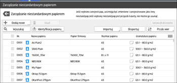Ilustracja ekranu panela operacyjnego