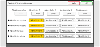 Ilustracja ekranu panela operacyjnego