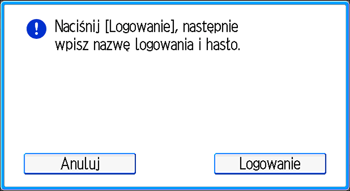 Ilustracja ekranu panela operacyjnego