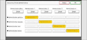 Ilustracja ekranu panela operacyjnego