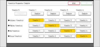 İşletim paneli ekran görseli