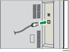 Ilustração da interface USB host